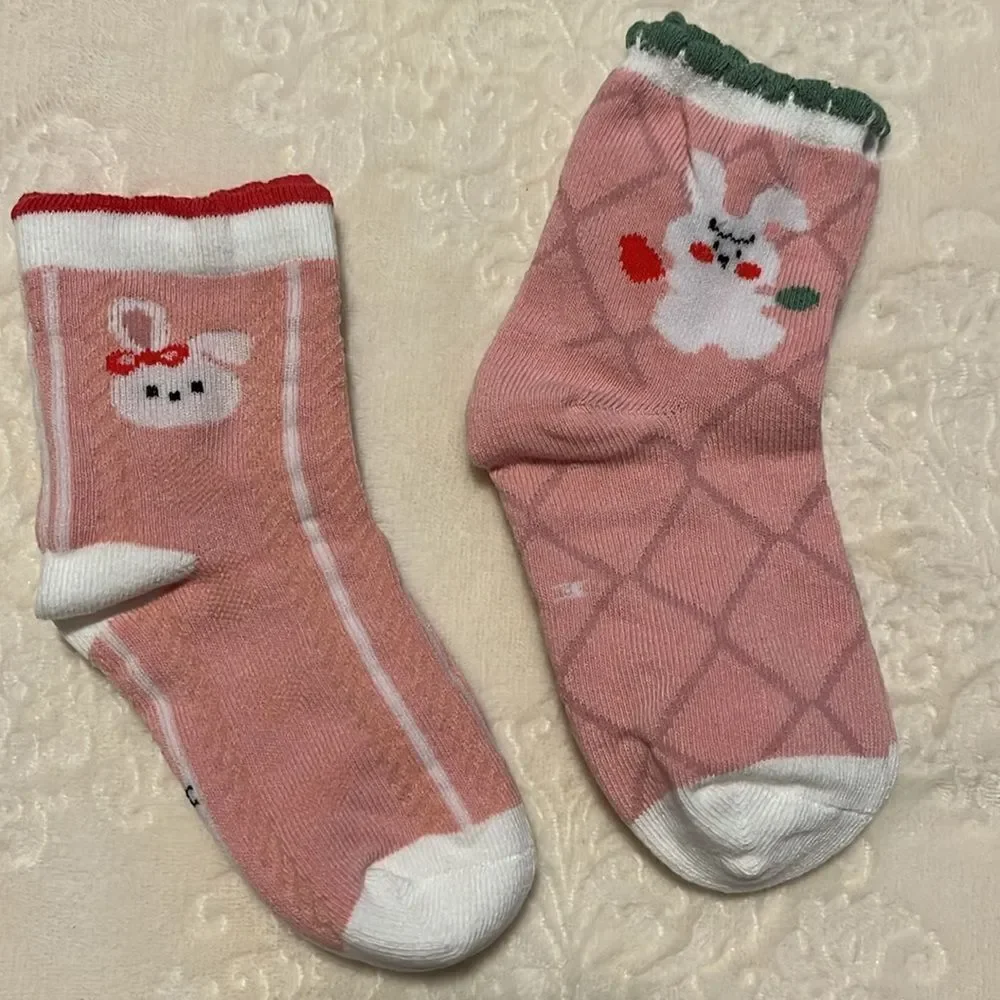 BABY / TODDLER FLOWER, BUNNY, BOW PATTERN SOCKS
